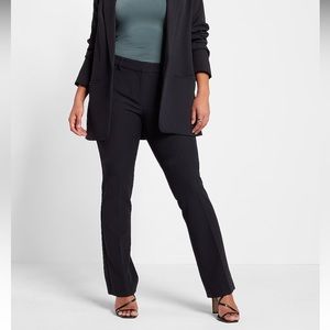 NWT EXPRESS women’s Black Editor Pants Mid Rise Bootcut Women’s 6